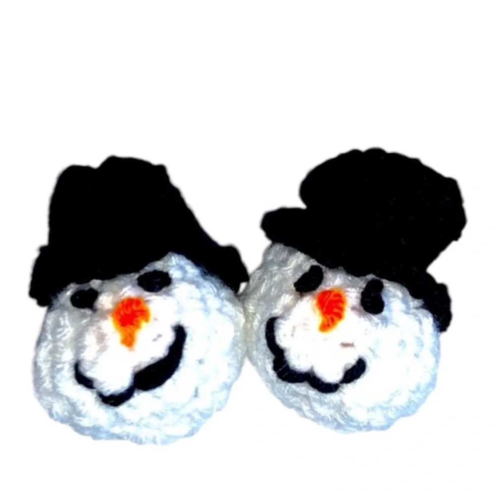 Hand Crafted Snowman Catnip Cat Toys Interactive Play Festive Potent Fun